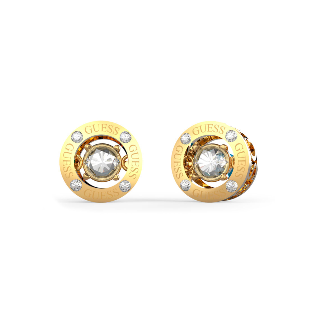 BOUCLES D'OREILLES GUESS FEMME SIMPLE ACIER